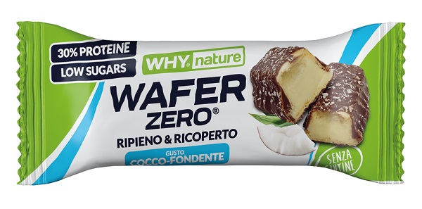 WHYNATURE WAFER ZERO COCCO FONDENTE 35 G - Farmacia Artemisia di Montecuollo Dott. Angelo snc