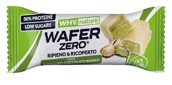 WHYNATURE WAFER ZERO PISTACCHIO CIOCCOLATO BIANCO 35 G - Farmacia Artemisia di Montecuollo Dott. Angelo snc