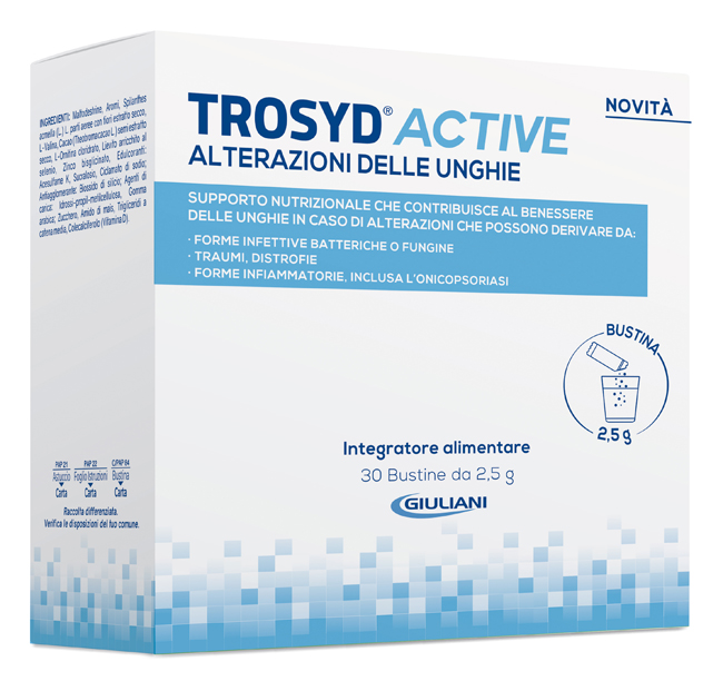 TROSYD ACTIVE ALTERAZIONI UNGHIE 30 BUSTINE - Farmacia Artemisia di Montecuollo Dott. Angelo snc