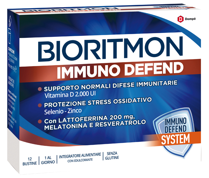 BIORITMON IMMUNO DEFEND 12 BUSTINE - Farmacia Artemisia di Montecuollo Dott. Angelo snc