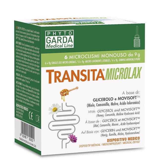 TRANSITA MICROLAX ADULTI 6 MICROCLISMI DA 9 G - Farmacia Artemisia di Montecuollo Dott. Angelo snc