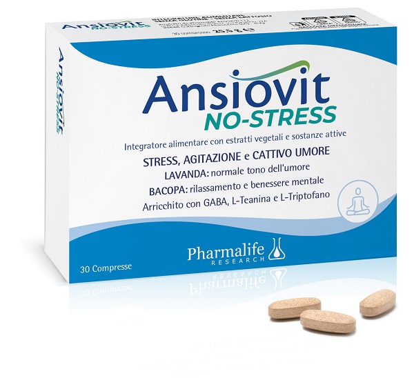 ANSIOVIT NO STRESS 30 COMPRESSE - Farmacia Artemisia di Montecuollo Dott. Angelo snc