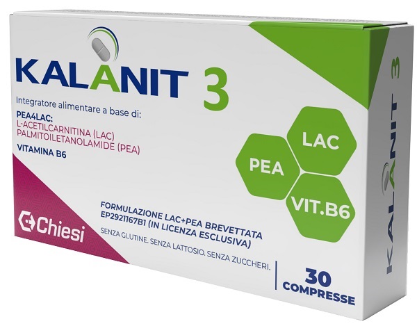 KALANIT 3 30 COMPRESSE DA 1475 MG SENZA GLUTINE, SENZA LATTOSIO, SENZA ZUCCHERI - Farmacia Artemisia di Montecuollo Dott. Angelo snc