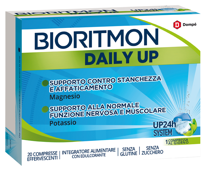 BIORITMON DAILY UP 20 COMPRESSE SENZA ZUCCHERO - Farmacia Artemisia di Montecuollo Dott. Angelo snc