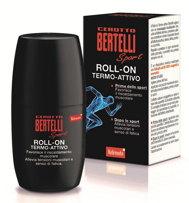 BERTELLI CEROTTO SPORT ROLL-ON TERMO-ATTIVO 50 ML - Farmacia Artemisia di Montecuollo Dott. Angelo snc