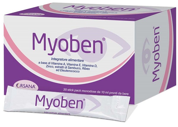MYOBEN 20 STICK PACK MONODOSE DA 10 ML - Farmacia Artemisia di Montecuollo Dott. Angelo snc