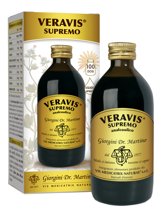 VERAVIS SUPREMO ANALCOOLICO 200 ML - Farmacia Artemisia di Montecuollo Dott. Angelo snc
