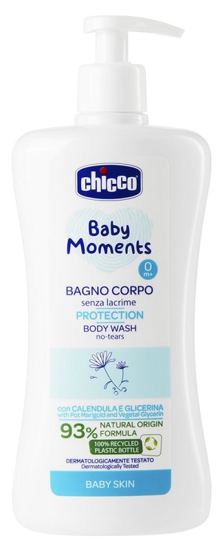 CHICCO BABY MOMENTS BAGNO CORPO SENZA LACRIME PROTECTION 500 ML - Farmacia Artemisia di Montecuollo Dott. Angelo snc