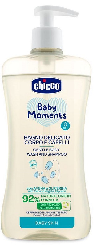 CHICCO BABY MOMENTS BAGNO CORPO CAP 500 ML - Farmacia Artemisia di Montecuollo Dott. Angelo snc