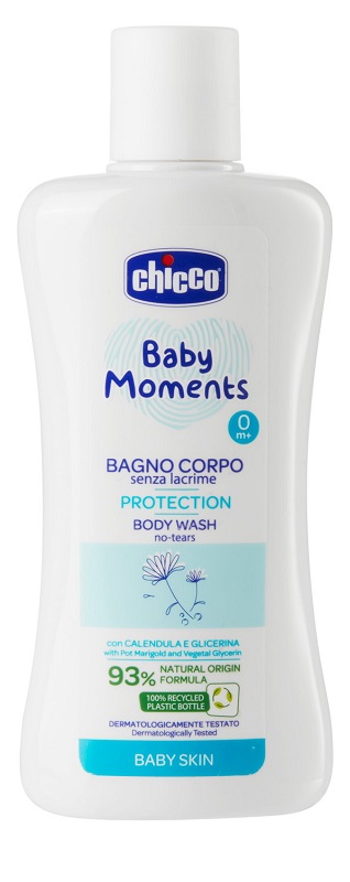 CHICCO BABY MOMENTS BAGNO CORPO SENZA LACRIME PROTECTION 200 ML - Farmacia Artemisia di Montecuollo Dott. Angelo snc
