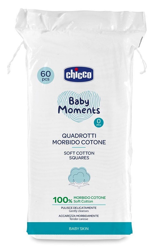 CHICCO BABY MOMENTS QUADROTTI 60 PEZZI - Farmacia Artemisia di Montecuollo Dott. Angelo snc