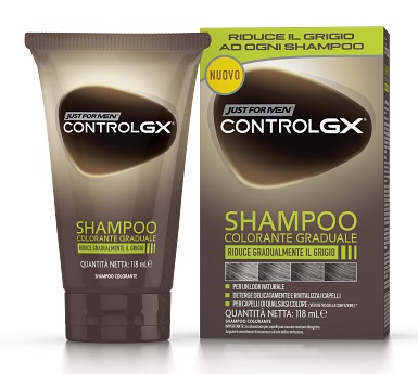 JUST FOR MEN CONTROL GX SHAMPOO COLORANTE GRADUALE 150 ML - Farmacia Artemisia di Montecuollo Dott. Angelo snc