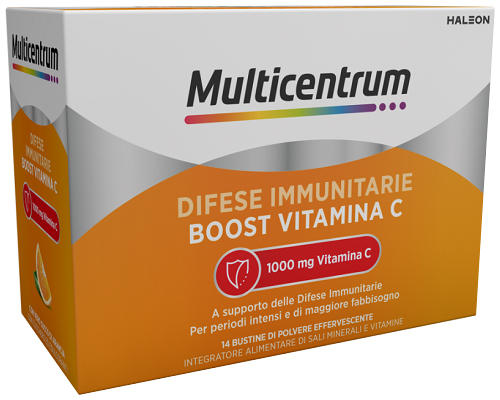 MULTICENTRUM DIFESE IMMUNITARIE BOOST VITAMINA C 14 BUSTINE - Farmacia Artemisia di Montecuollo Dott. Angelo snc