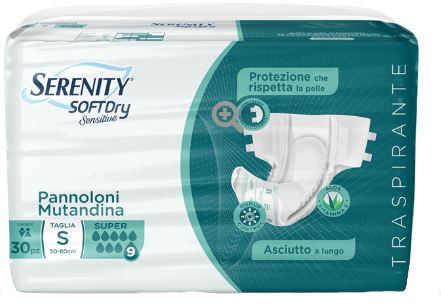 PANNOLONE MUTANDINA SERENITY SD SENSITIVE SUPER M 15 PEZZI - Farmacia Artemisia di Montecuollo Dott. Angelo snc