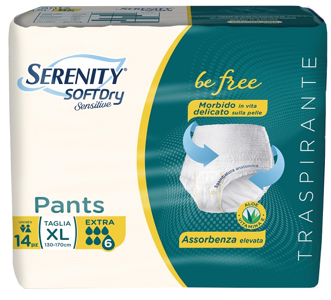 SERENITY PANTS SD SENSITIVE EXTRA XL 14 PEZZI - Farmacia Artemisia di Montecuollo Dott. Angelo snc