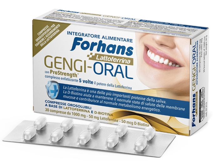 FORHANS LATTOFERRINA GENGI ORAL 30 COMPRESSE - Farmacia Artemisia di Montecuollo Dott. Angelo snc