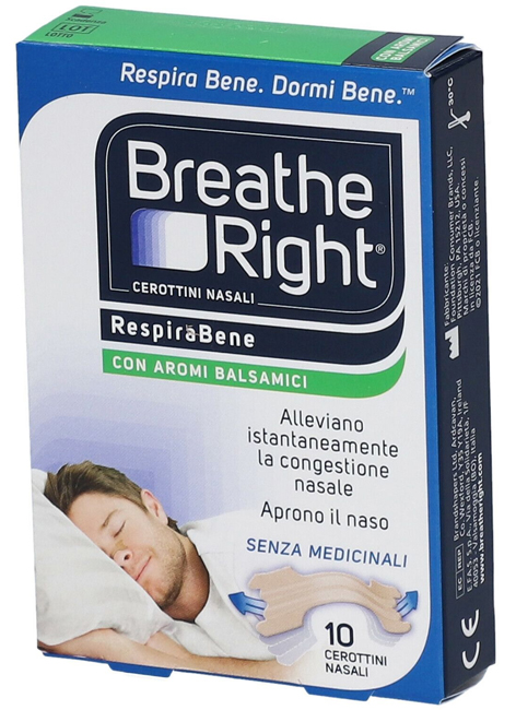CEROTTI NASALI BREATHE RIGHT BALSAMICI 10 PEZZI - Farmacia Artemisia di Montecuollo Dott. Angelo snc