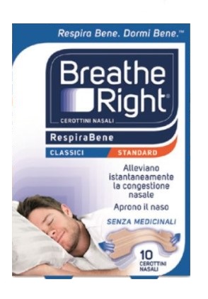 CEROTTI NASALI BREATHE RIGHT CLASSICI 10 PEZZI - Farmacia Artemisia di Montecuollo Dott. Angelo snc
