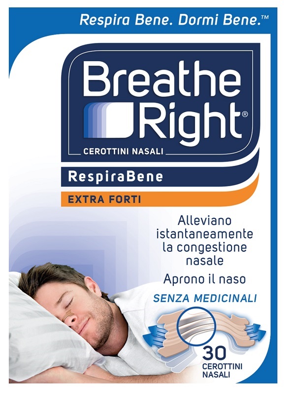 CEROTTI NASALI BREATHE RIGHT EXTRA FORTE 30 PEZZI - Farmacia Artemisia di Montecuollo Dott. Angelo snc