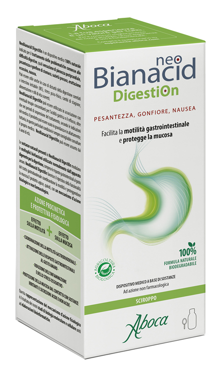 NEOBIANACID DIGESTION SCIROPPO 180 G - Farmacia Artemisia di Montecuollo Dott. Angelo snc