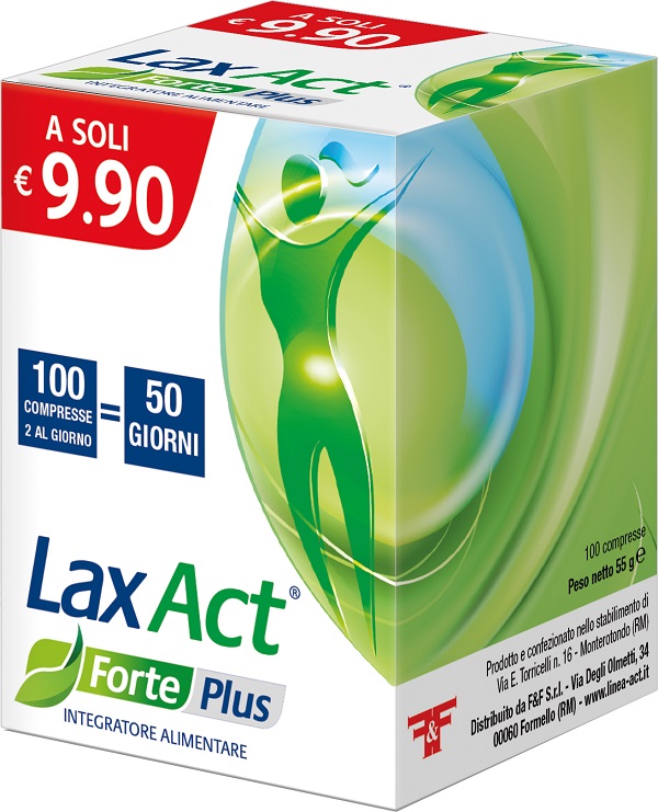 LAX ACT FORTE PLUS 100 COMPRESSE - Farmacia Artemisia di Montecuollo Dott. Angelo snc