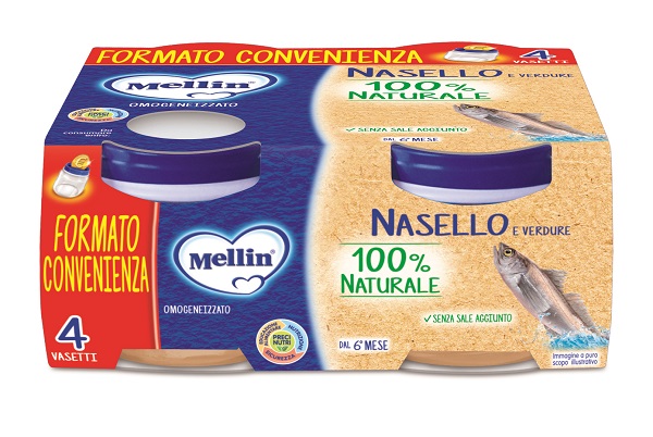 MELLIN OMOGENEIZZATO NASELLO 4X80 G - Farmacia Artemisia di Montecuollo Dott. Angelo snc