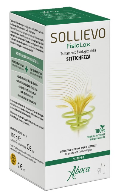 SOLLIEVO FISIOLAX SCIROPPO 180 G - Farmacia Artemisia di Montecuollo Dott. Angelo snc