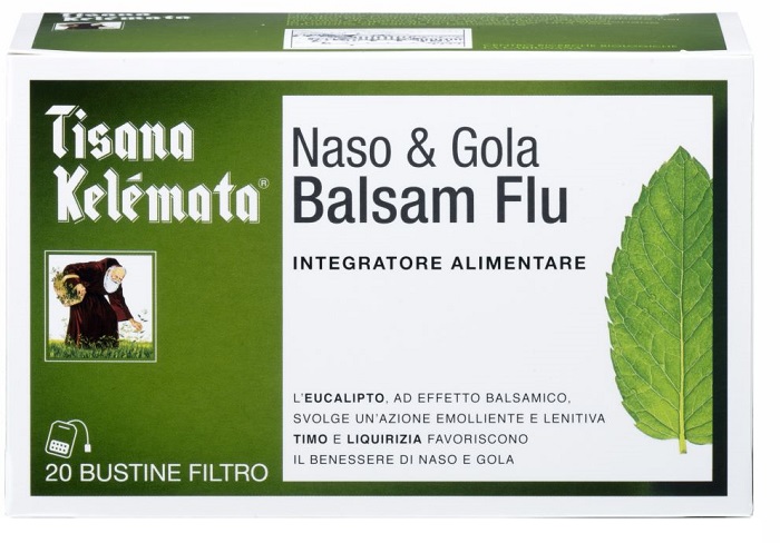 TISANA NASO E GOLA BALSAM FLU 20 BUSTINE - Farmacia Artemisia di Montecuollo Dott. Angelo snc