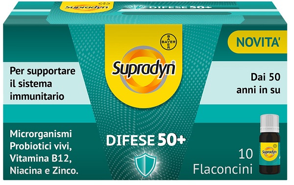 SUPRADYN DIFESE 50+ 10 FLACONCINI 10 ML - Farmacia Artemisia di Montecuollo Dott. Angelo snc