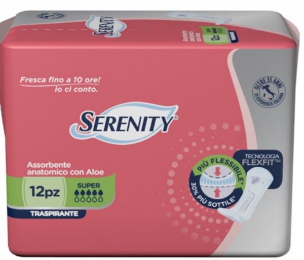 PANNOLONE PER INCONTINENZA SERENITY LIGHT LADY SUPER 12 PEZZI - Farmacia Artemisia di Montecuollo Dott. Angelo snc