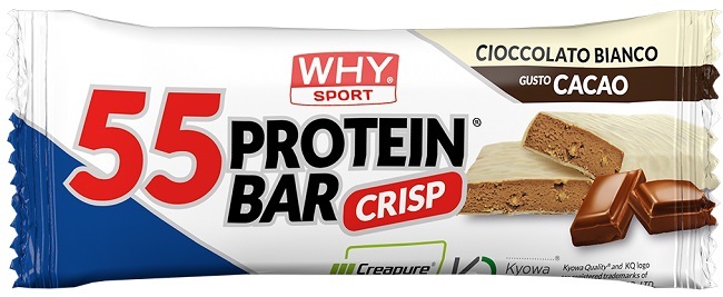 WHYSPORT 55 PROTEIN BAR CIOCCOLATO BIANCO CACAO 55 G - Farmacia Artemisia di Montecuollo Dott. Angelo snc