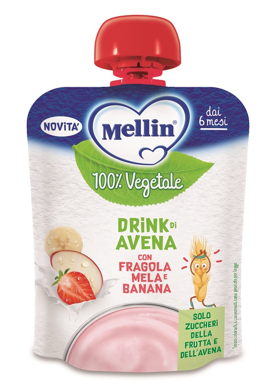 MELLIN POUCH AVENA MELA FRAGOLA BANANA 90 G - Farmacia Artemisia di Montecuollo Dott. Angelo snc