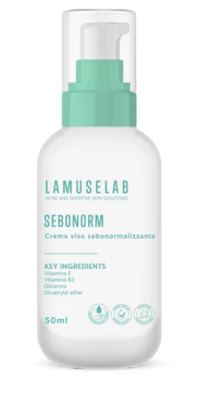 LAMUSELAB SEBONORM CREMA VISO SEBONORMALIZZANTE 50 ML - Farmacia Artemisia di Montecuollo Dott. Angelo snc