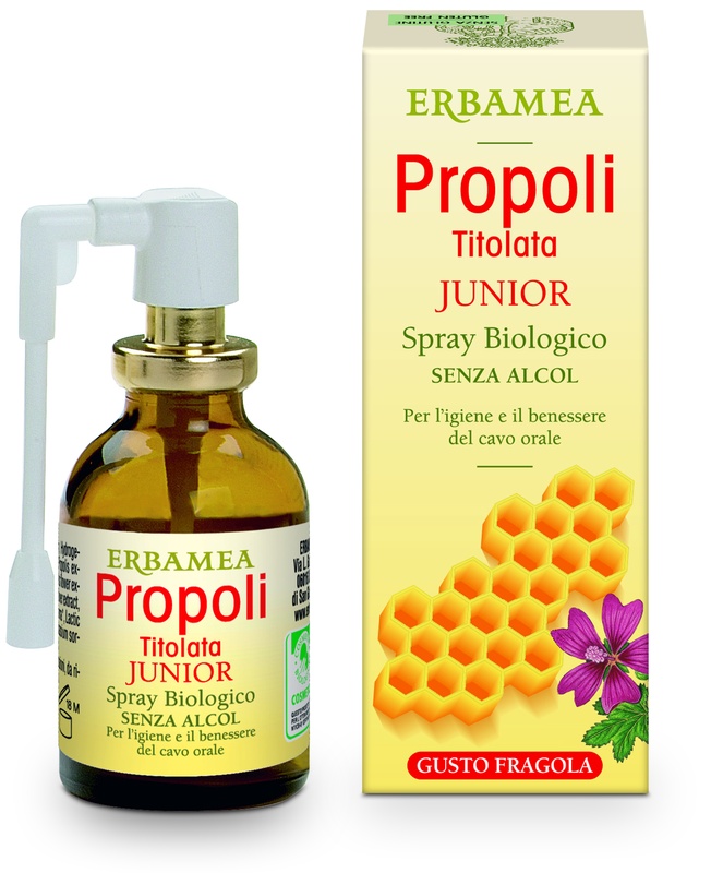 PROPOLI TITOLATA SPRAY JUNIOR BIOLOGICO 20 ML - Farmacia Artemisia di Montecuollo Dott. Angelo snc