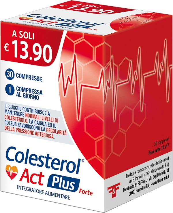 COLESTEROL ACT PLUS FORTE 30 COMPRESSE - Farmacia Artemisia di Montecuollo Dott. Angelo snc