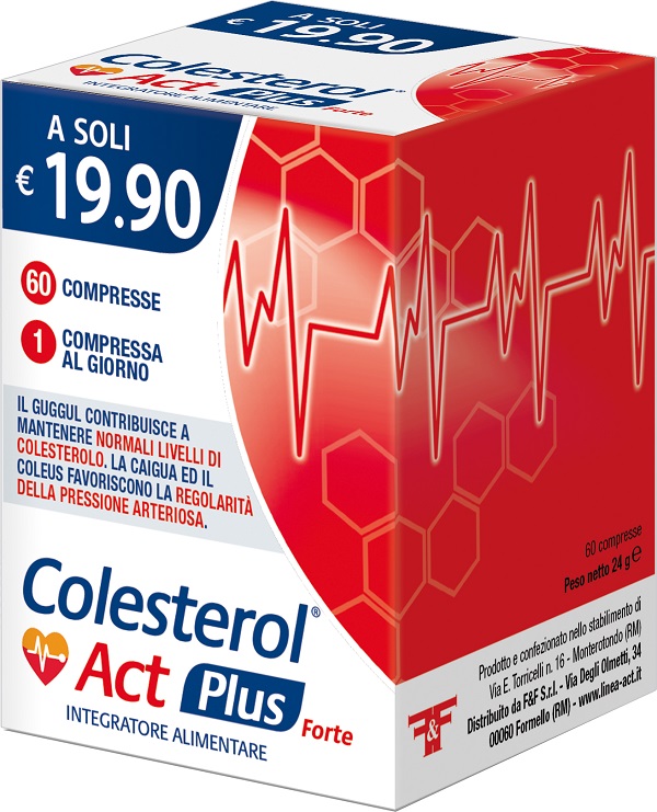 COLESTEROL ACT PLUS FORTE 60 COMPRESSE - Farmacia Artemisia di Montecuollo Dott. Angelo snc