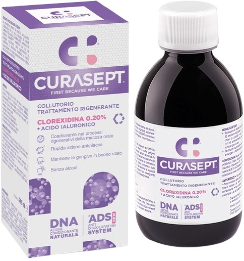 CURASEPT COLLUTORIO ADS DNA TRATTAMENTO RIGENERANTE 200 ML - Farmacia Artemisia di Montecuollo Dott. Angelo snc