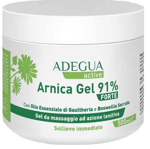 ADEGUA ARNICA PLUS 91% GEL EXTRA FORTE 500 ML - Farmacia Artemisia di Montecuollo Dott. Angelo snc