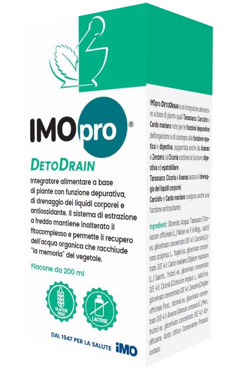 IMOPRO DETODRAIN 200 ML - Farmacia Artemisia di Montecuollo Dott. Angelo snc