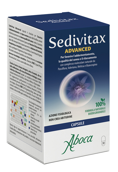 SEDIVITAX ADVANCED 30 CAPSULE - Farmacia Artemisia di Montecuollo Dott. Angelo snc