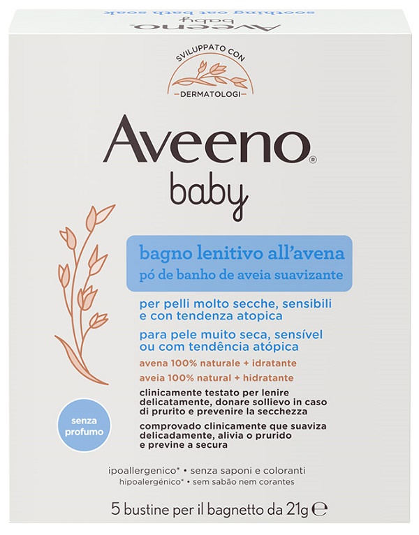 AVEENO BABY COLLOIDAL POLVERE BAGNO 5 X 21 G - Farmacia Artemisia di Montecuollo Dott. Angelo snc