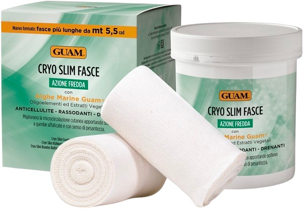 GUAM CRYO SLIM FASCE ANTICELLULITE RASSODANTI DRENANTI 2 PEZZI - Farmacia Artemisia di Montecuollo Dott. Angelo snc