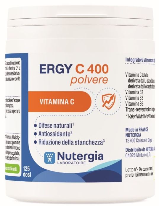 ERGY C 400 POLVERE 125 G - Farmacia Artemisia di Montecuollo Dott. Angelo snc