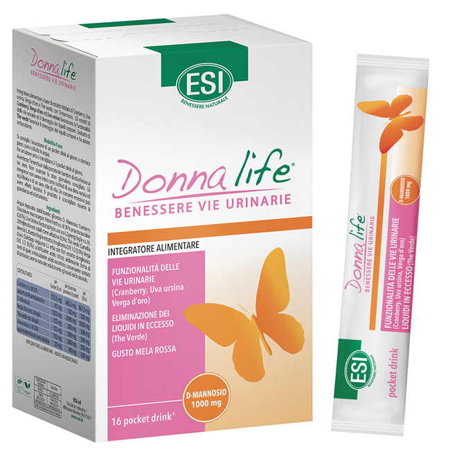 ESI DONNA LIFE VIE URINARIE 16 POCKET DRINK - Farmacia Artemisia di Montecuollo Dott. Angelo snc