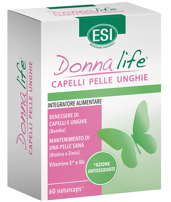 ESI DONNA LIFE CAPELLI PELLE UNGHIE 60 NATURCAPS - Farmacia Artemisia di Montecuollo Dott. Angelo snc