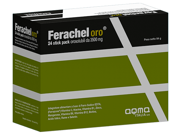 FERACHEL ORO 24 STICK OROSOLUBILI - Farmacia Artemisia di Montecuollo Dott. Angelo snc