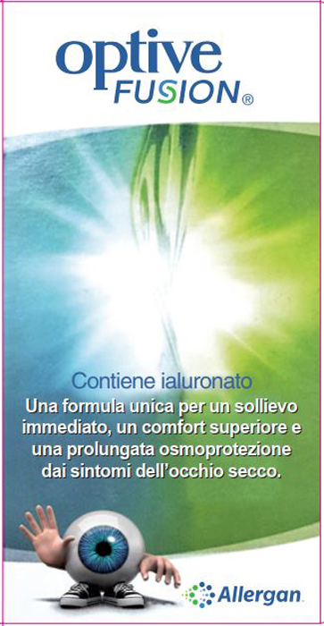 OPTIVE FUSION SOLUZIONE OFTALMICA 10 ML - Farmacia Artemisia di Montecuollo Dott. Angelo snc