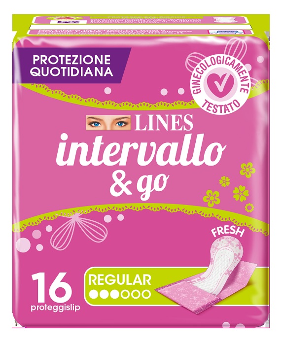 PROTEGGISLIP LINES INTERVALLO FRESH&GO RIPIEGATI 16 PEZZI - Farmacia Artemisia di Montecuollo Dott. Angelo snc