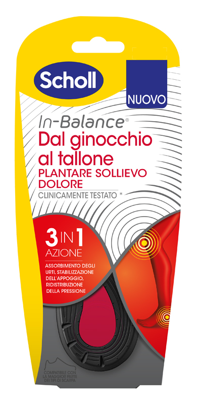 PLANTARE SOLLIEVO DOLORE DA GINOCCHIO A TALLONE SCHOLL IN BALANCE EVERYDAY L - Farmacia Artemisia di Montecuollo Dott. Angelo snc