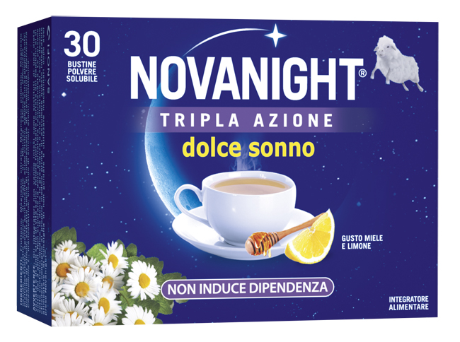 NOVANIGHT TRIPLA AZIONE DOLCE SONNO 30 BUSTINE - Farmacia Artemisia di Montecuollo Dott. Angelo snc